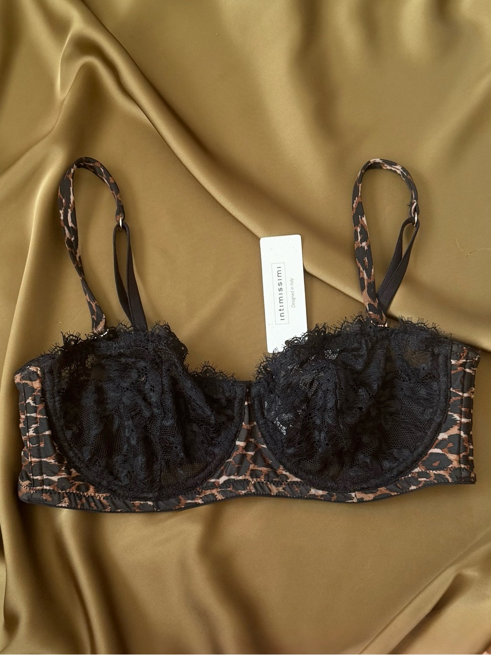 Intimissimi Leopard and Lace set - Bra and Panties
